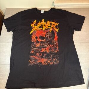 Slayer "Final World Tour" 2018-2019 Skull and Tank Tour T-Shirt Sz XXL G71